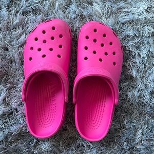 Hot Pink Crocs